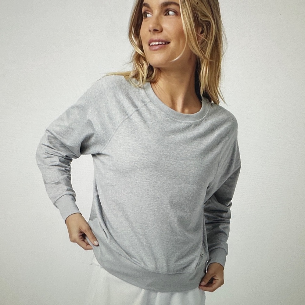 Vuori Halo Crew. S, light Heather gray - Picture 9 of 10